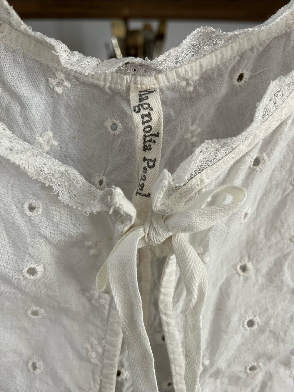 ♥️ Magnolia Pearl Eyelet Dasha Corset Top - Picture 4 of 14